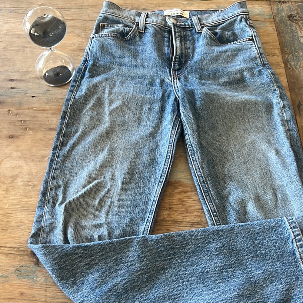 Reformation Blue Straight Leg Jeans